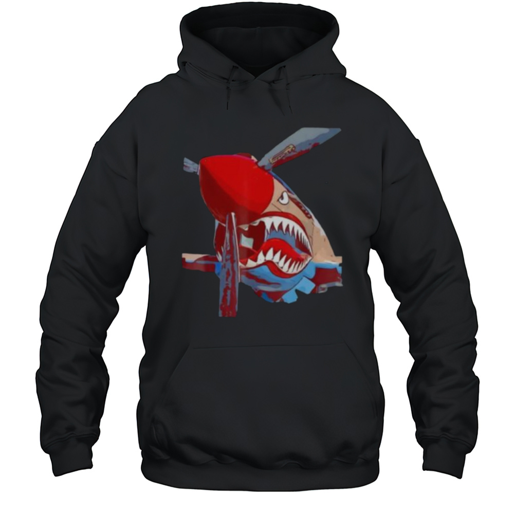 P 40 Warhawk Fighter Aircraft Shirt Unisex Hoodie