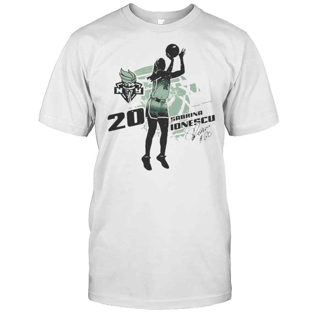 Sabrina Ionescu New York Liberty Silhouette Shirt Men's T-shirt