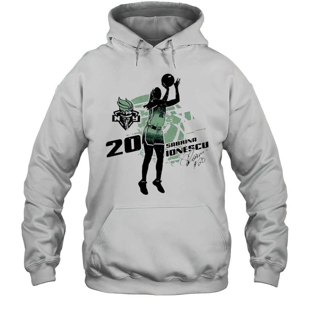 Sabrina Ionescu New York Liberty Silhouette Shirt Unisex Hoodie