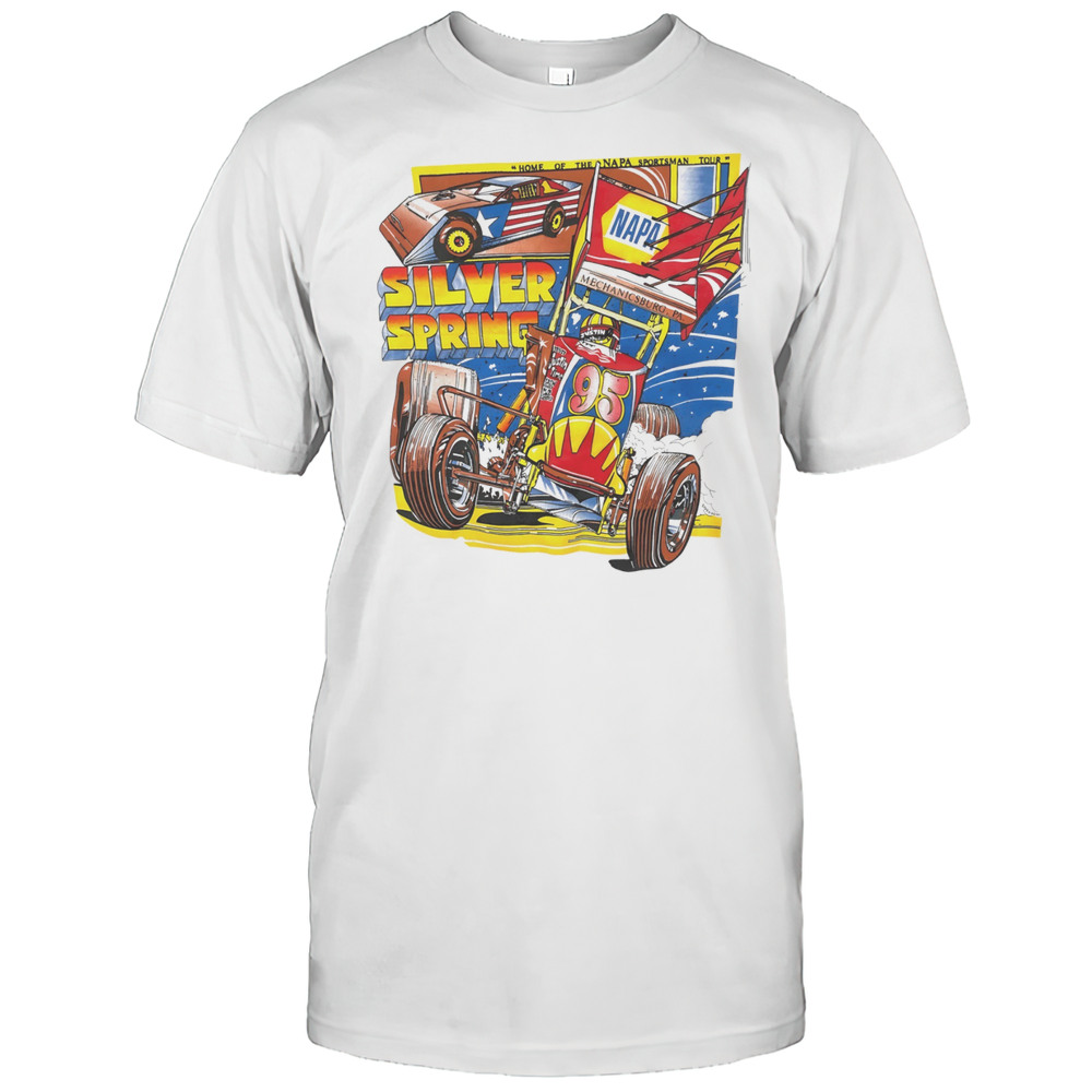 Silver Spring Speedway Sprint Car 90s Racing Car Shirt Men's T-shirt