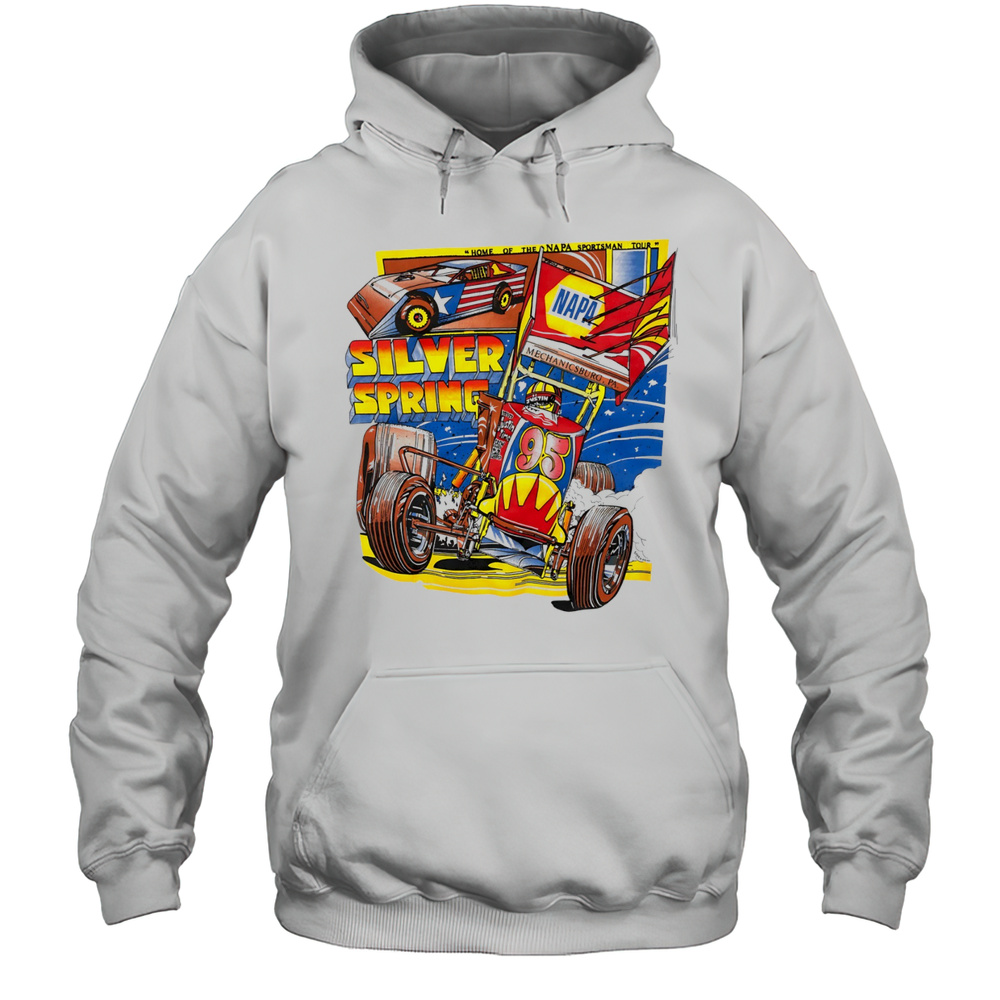 Silver Spring Speedway Sprint Car 90s Racing Car Shirt Unisex Hoodie