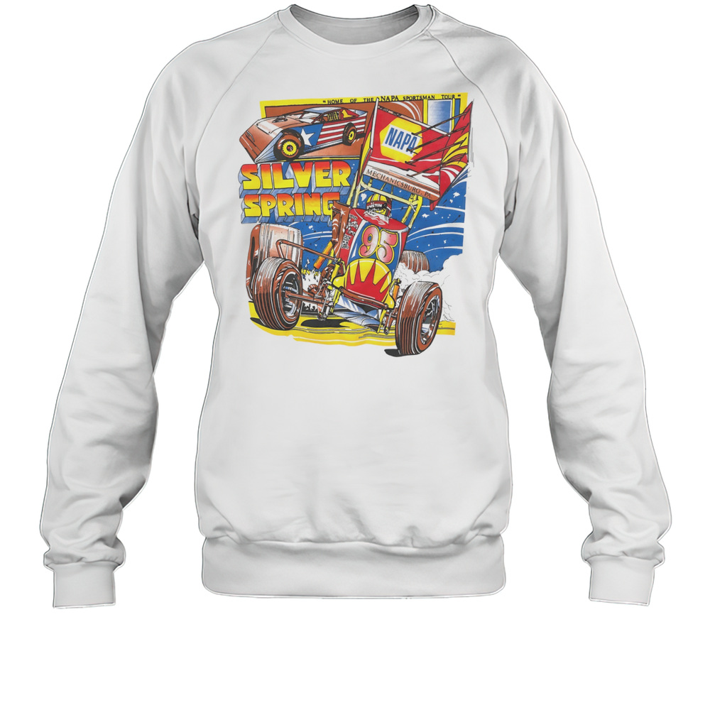 Silver Spring Speedway Sprint Car 90s Racing Car Shirt Unisex Sweatshirt