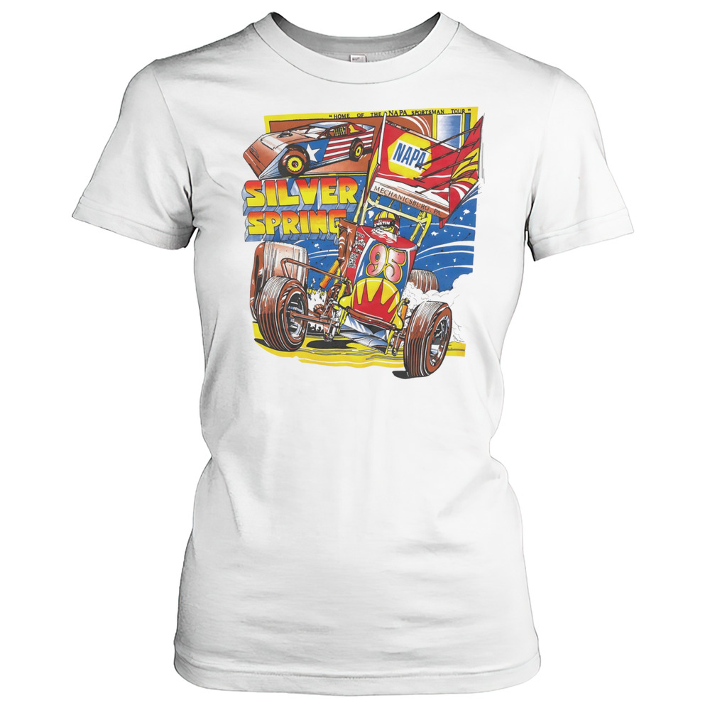 Silver Spring Speedway Sprint Car 90s Racing Car Shirt Women's T-shirt