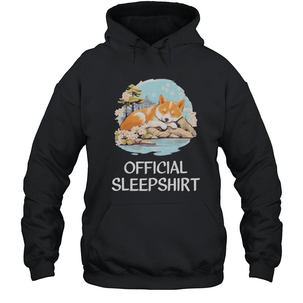 Sleepshirt Shiba Inu Pajama T-Shirt Unisex Hoodie