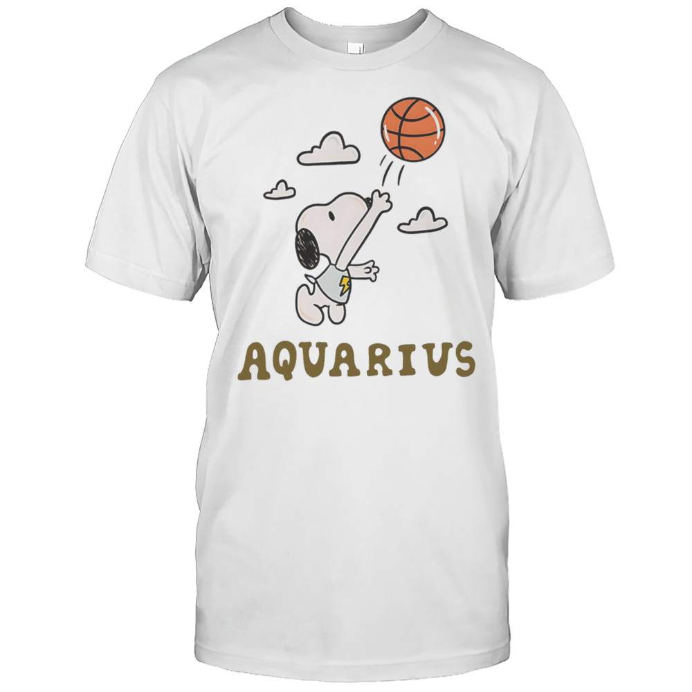 Snoopy Aquarius Zodiac Shirt Men's T-shirt
