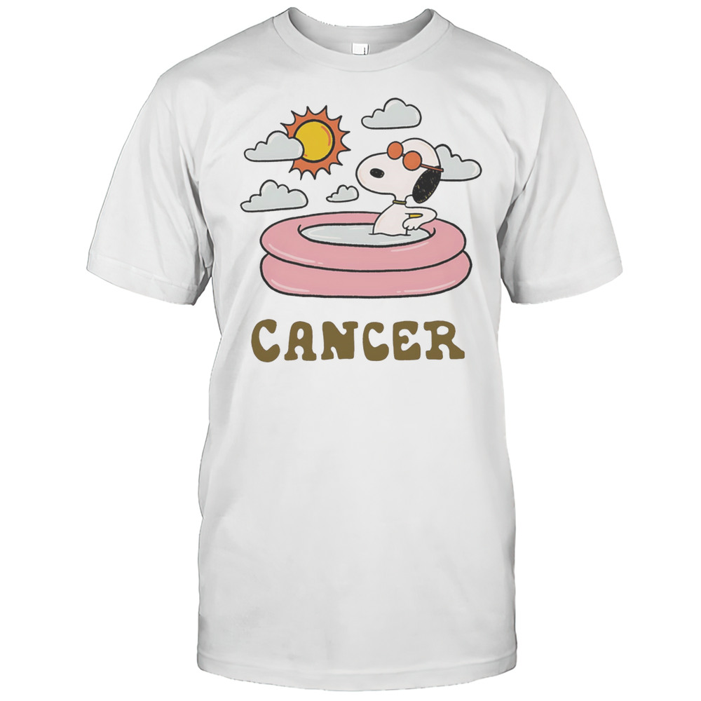 Snoopy Cancer Zodiac Shirt Men's T-shirt