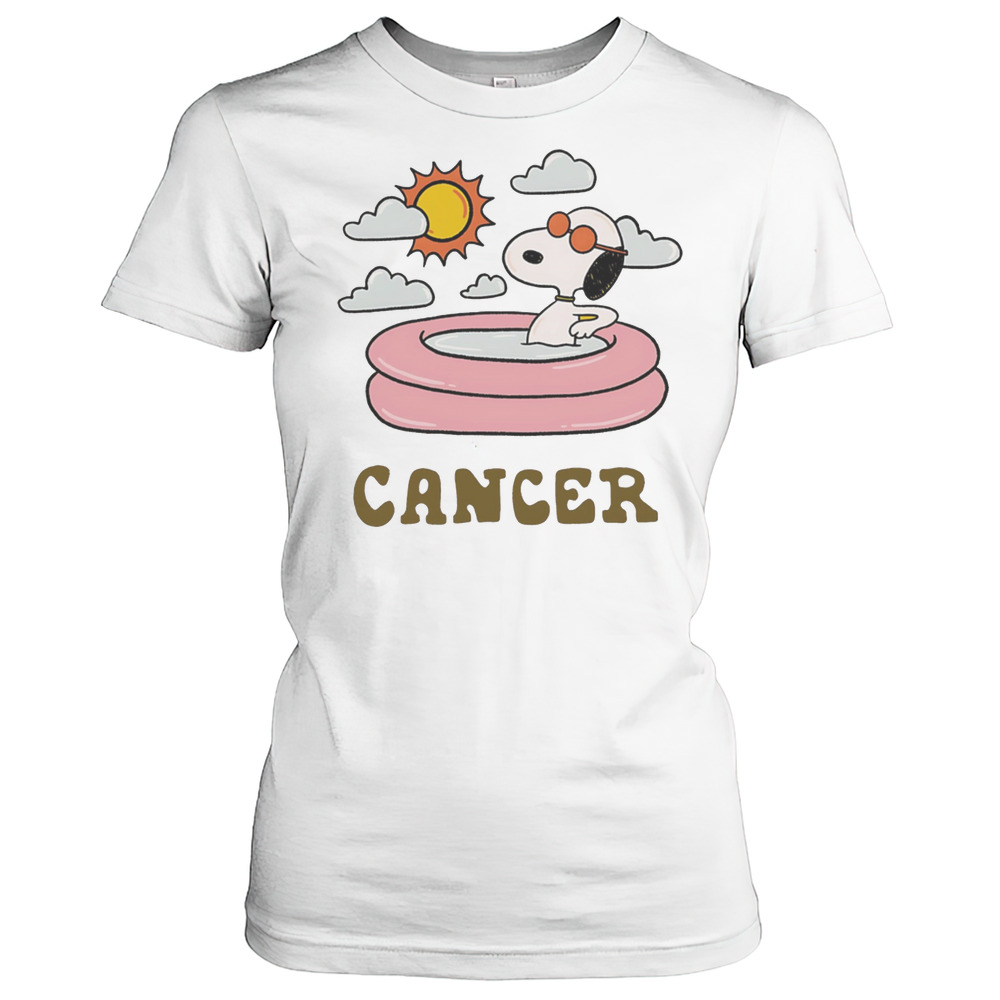 Snoopy Cancer Zodiac Shirt Women's T-shirt