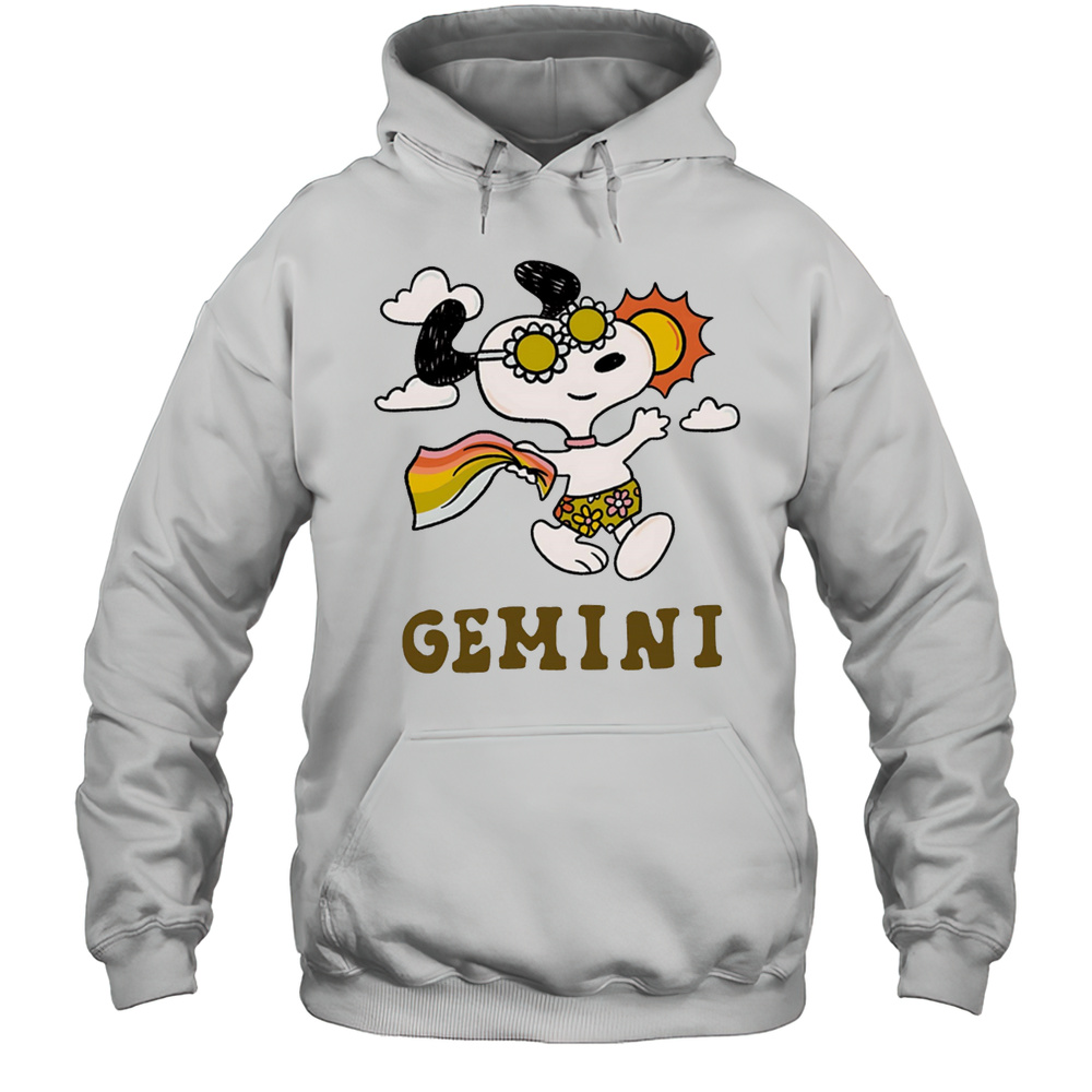 Snoopy Gemini Zodiac Shirt Unisex Hoodie