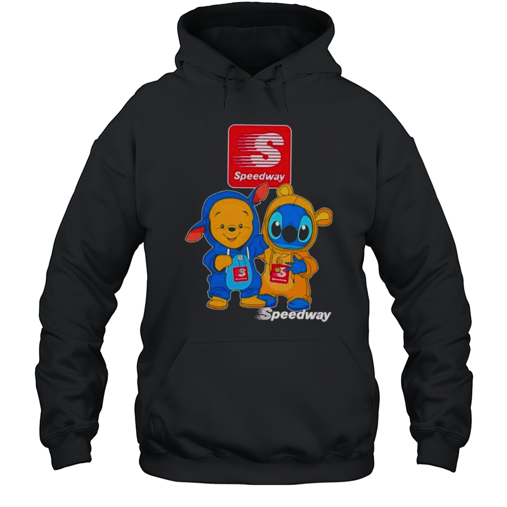 Speedway Pooh And Stitch Friends Shirt Unisex Hoodie
