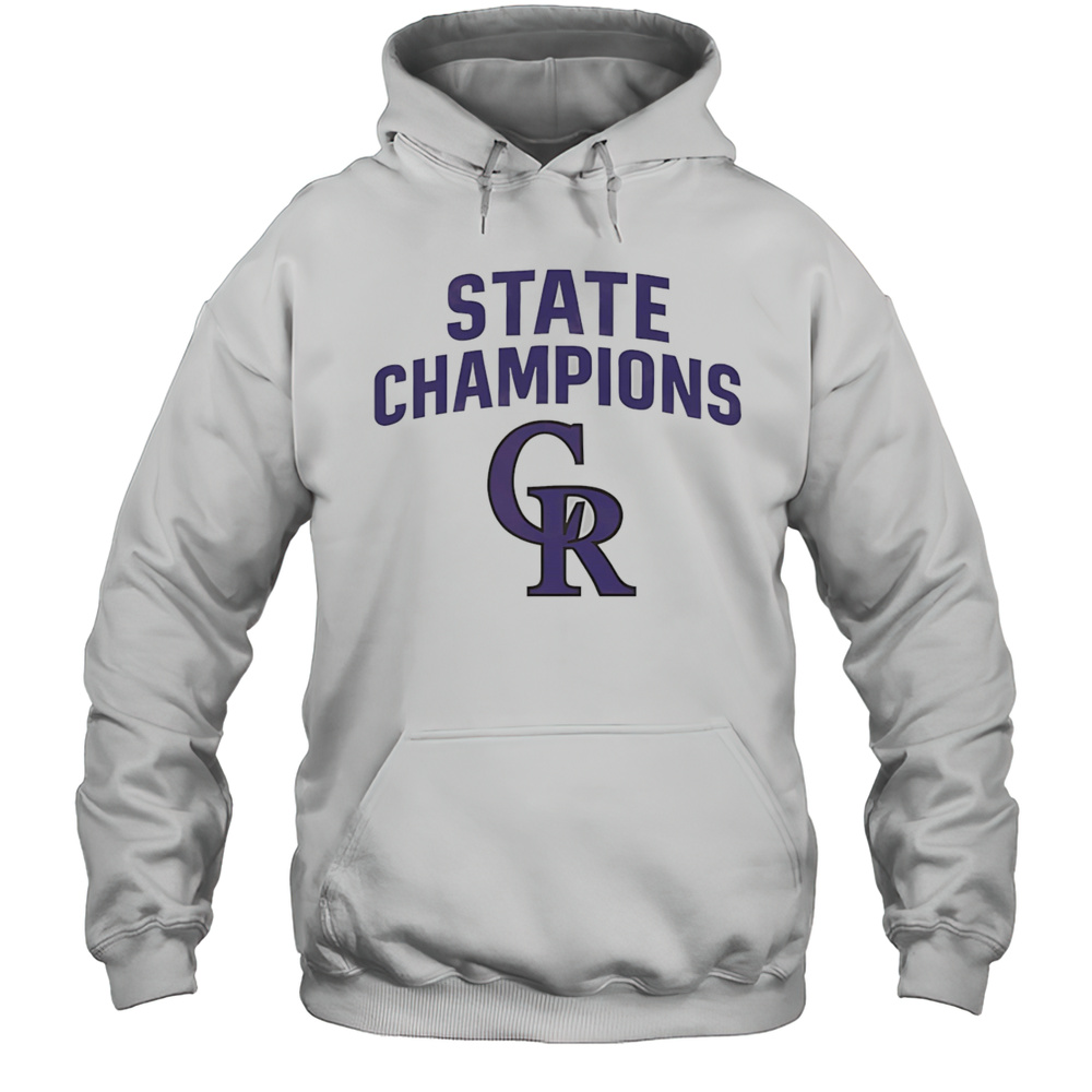 State Champions Colorado Rockies Shirt Unisex Hoodie
