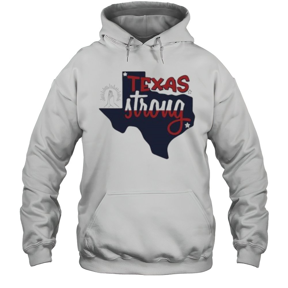Texas Strong Map Shirt Unisex Hoodie