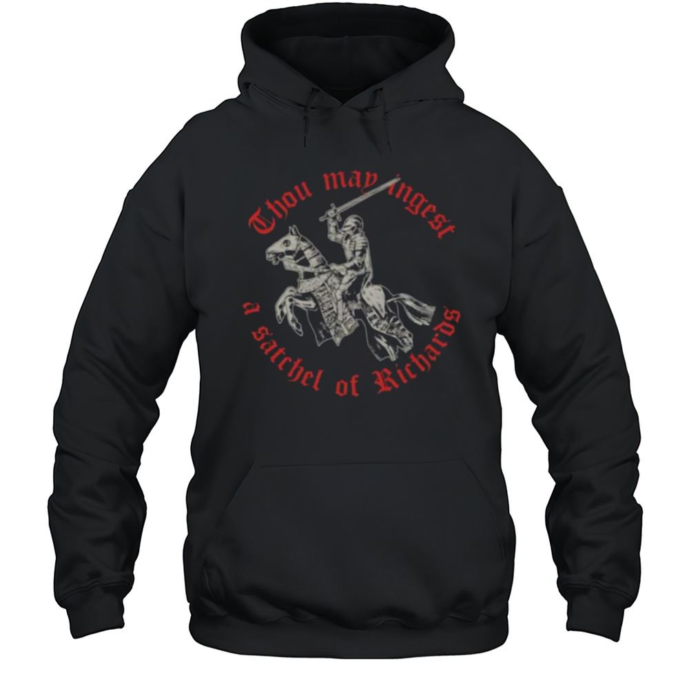 Thou Map Angest A Satchel Of Richards Shirt Unisex Hoodie