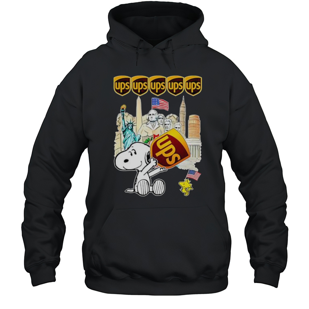 Ups With Snoopy Freedom Shirt Unisex Hoodie
