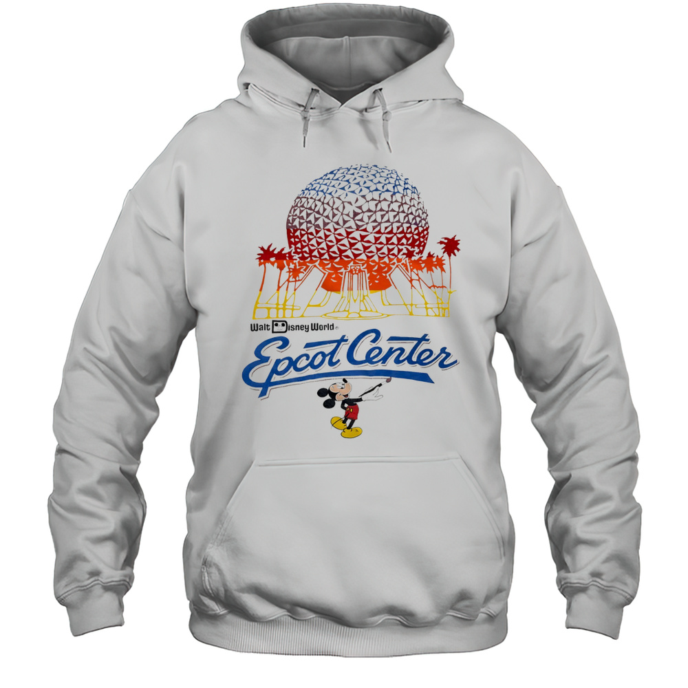 Walt Disney World Shirt Epcot Center Mickey Mouse Shirt Unisex Hoodie