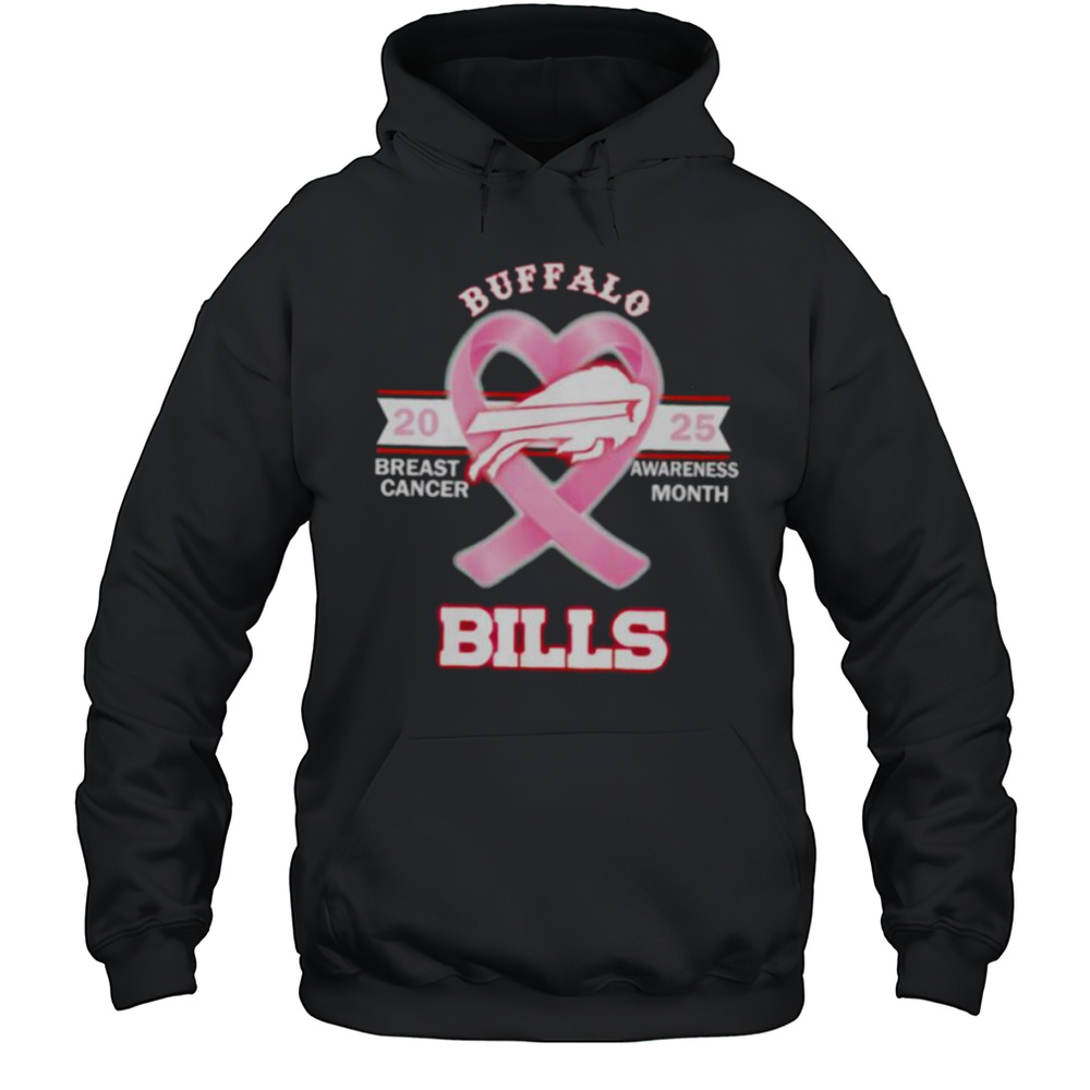 2025 Breast Cancer Awareness Month Buffalo Bills Shirt Unisex Hoodie