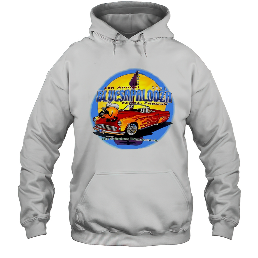 4th Annual Bluesapalooza Venue Hot Rod Shirt Unisex Hoodie