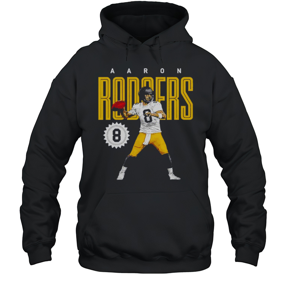 Aaron Rodgers 8 Pittsburgh Steelers Card Shirt Unisex Hoodie