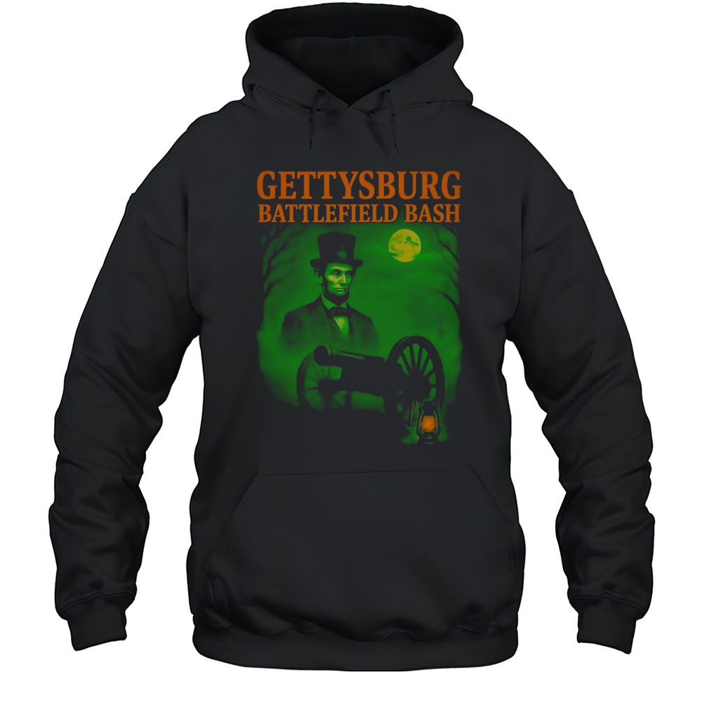 Abraham Lincoln Gettysburg Battlefield Bash Shirt Unisex Hoodie