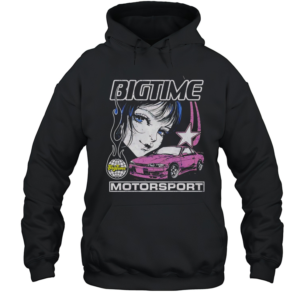 Bigtime Motorsport Anime Shirt Unisex Hoodie