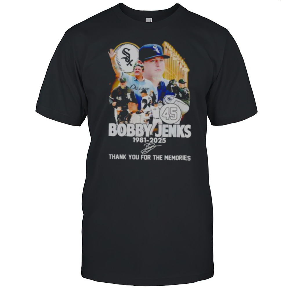 Bobby Jenks 1981 2025 Thank You For The Memories Shirt