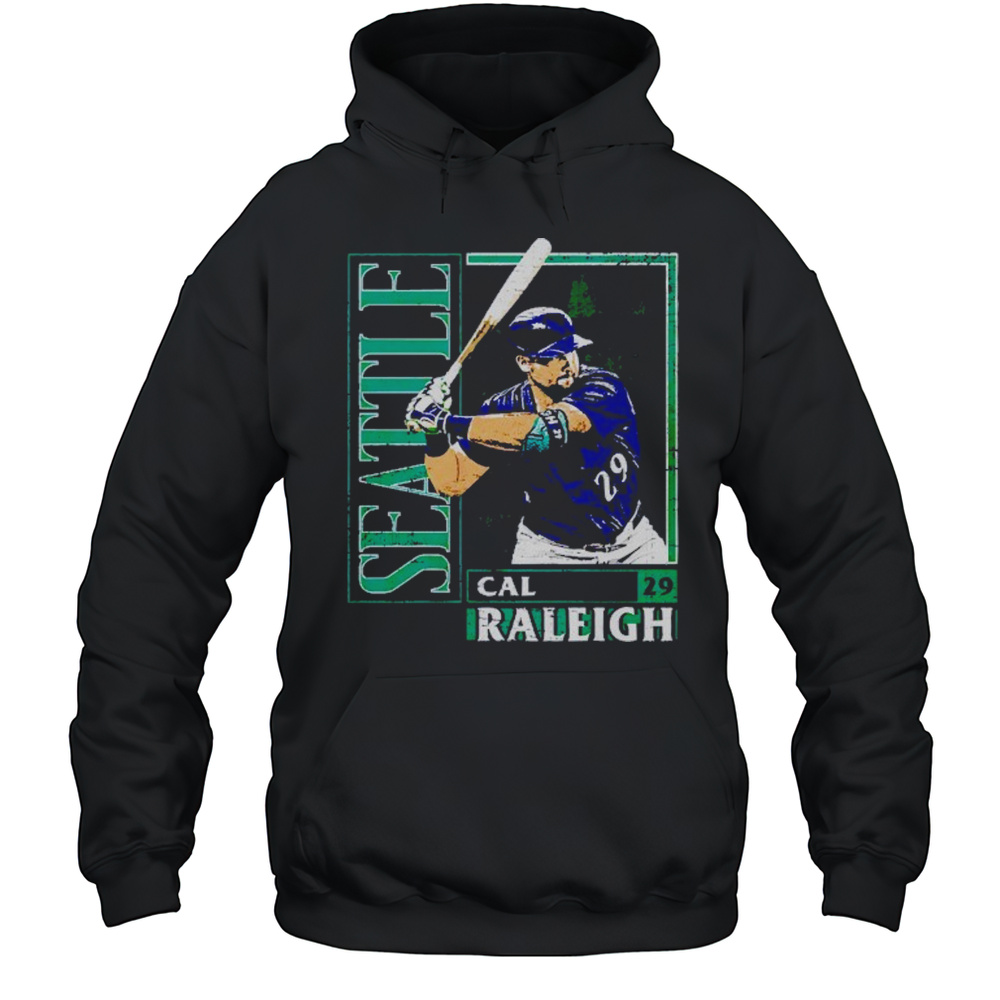 Cal Raleigh Seattle Mariners Card Style Shirt Unisex Hoodie