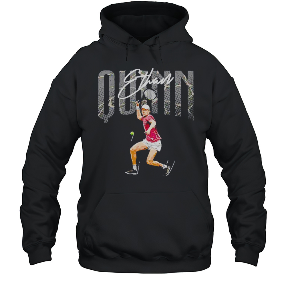 Ethan Quinn Player Name Tennis Shirt Unisex Hoodie