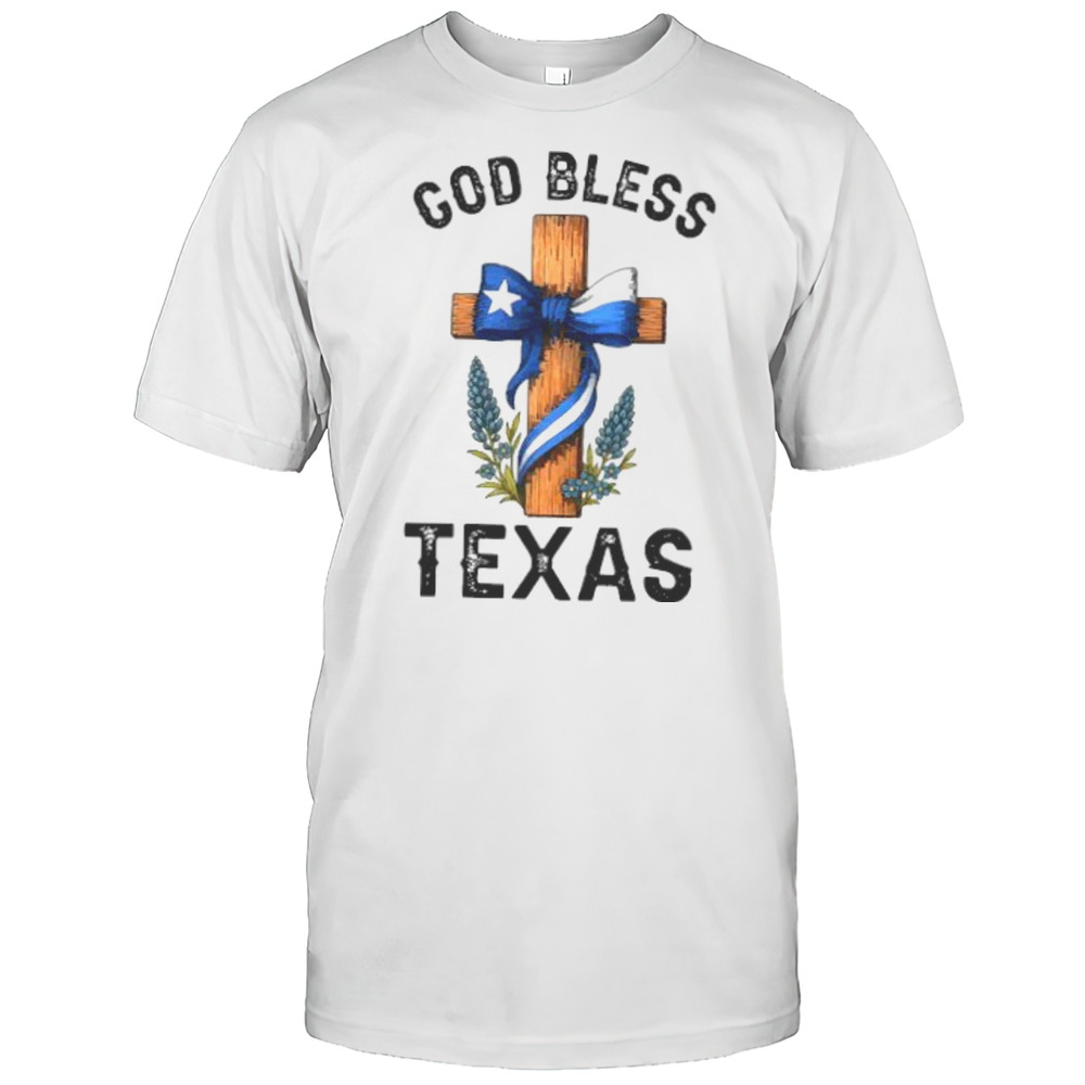 God Bless Texas Cross Shirt