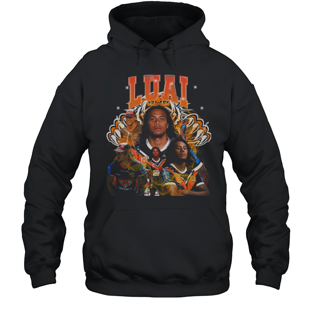 Jarome Luai Wests Tigers NRL Graphic Shirt Unisex Hoodie