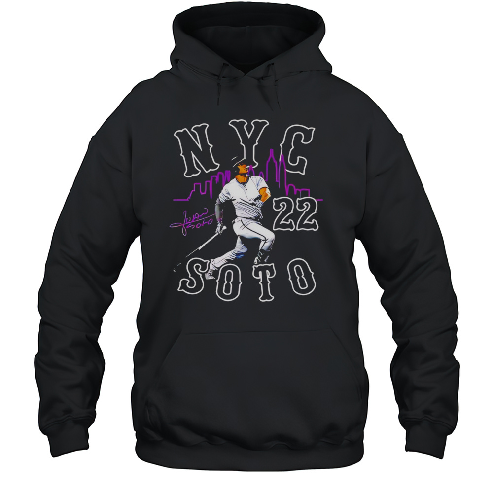 Juan Soto New York Mets City Connect Player Graphic Shirt Unisex Hoodie