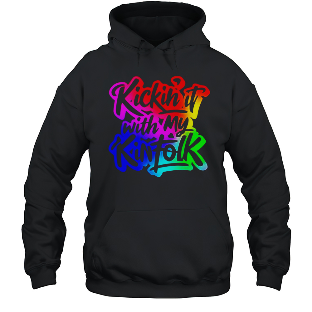 Kickin It With My Kinfolk Shirt Unisex Hoodie