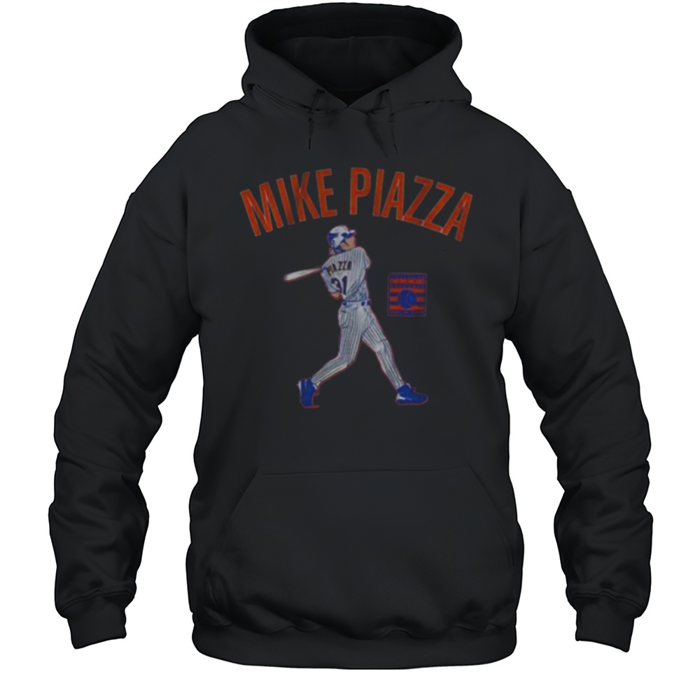Mike Piazza New York Mets MLB Baseball Slugger Swing Shirt Unisex Hoodie