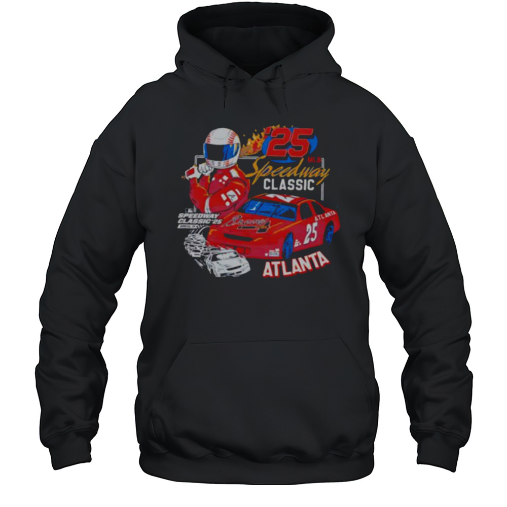 MLB Speedway Classic 2025 Atlanta Braves Graphic Shirt Unisex Hoodie