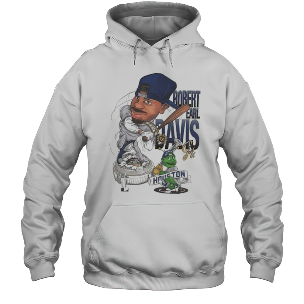 Robert Earl Davis Jr Houston Baseball Caricature Shirt Unisex Hoodie