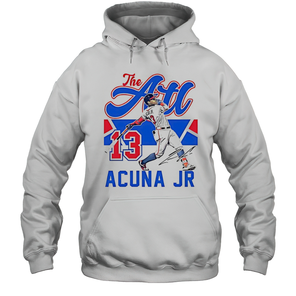 Ronald Acuna Jr. Atlanta Braves City Connect Player Graphic Shirt Unisex Hoodie