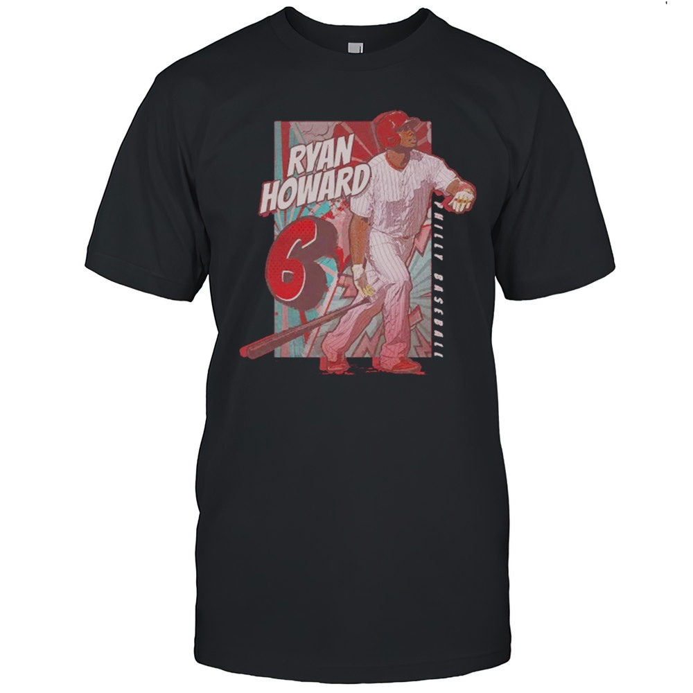 Ryan Howard Philadelphia Phillies Baseball Comicbook Shirt