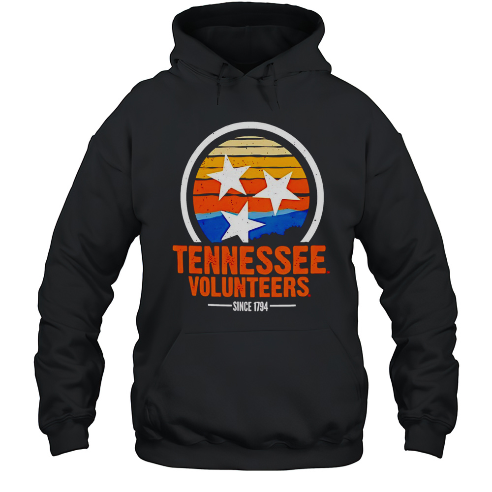 Tennessee Volunteers State Flag Landscape Hyper Local Core Shirt Unisex Hoodie