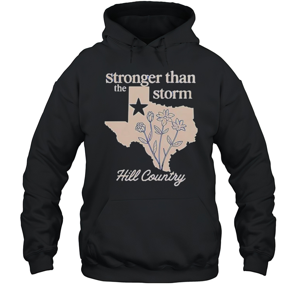 Texas Strong Relief Stronger Than The Storm Shirt Unisex Hoodie