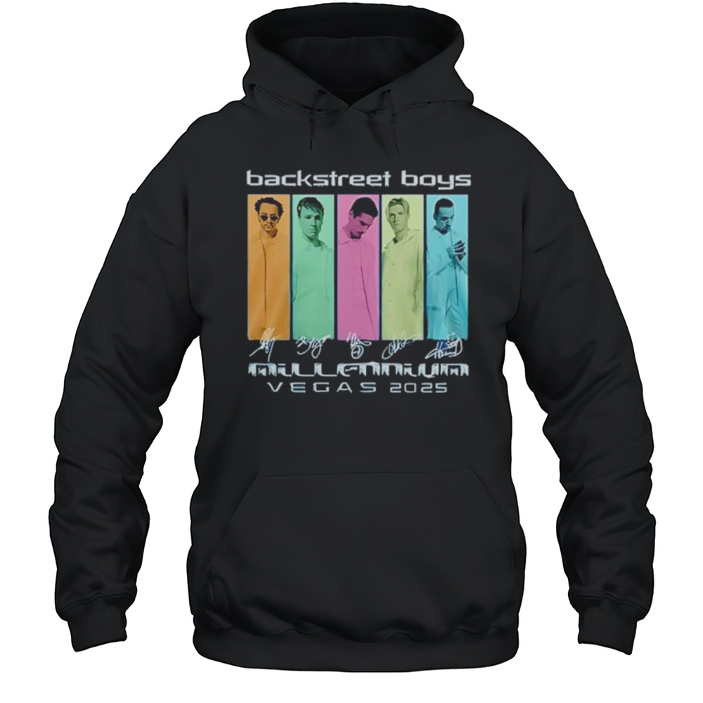 Backstreet Boys Millennium Vegas 2025 Shirt Unisex Hoodie