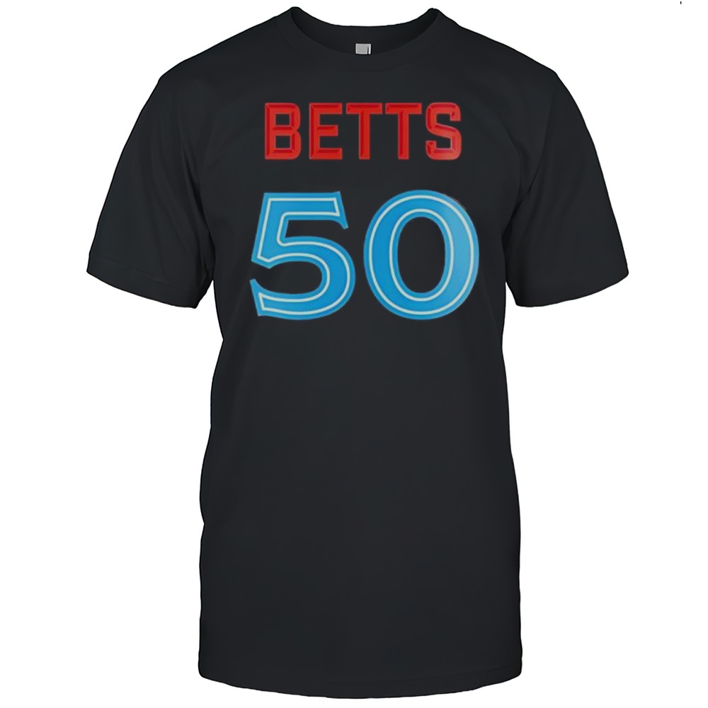Betts 50 Los Angeles Dodgers 2025 Shirt