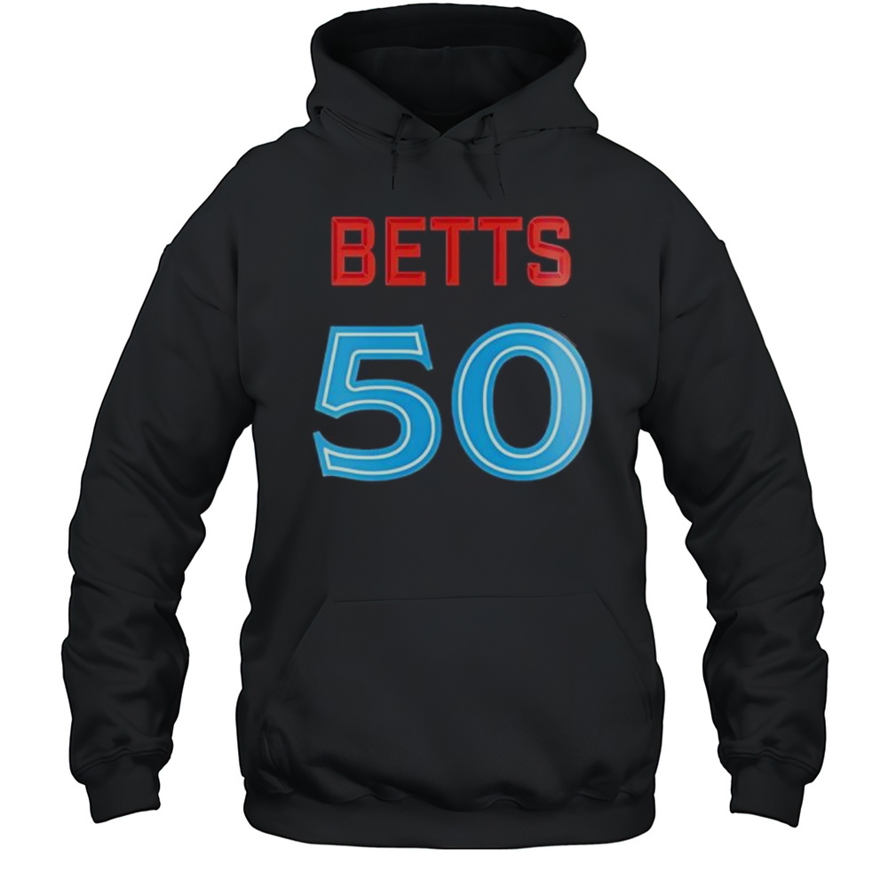 Betts 50 Los Angeles Dodgers 2025 Shirt Unisex Hoodie