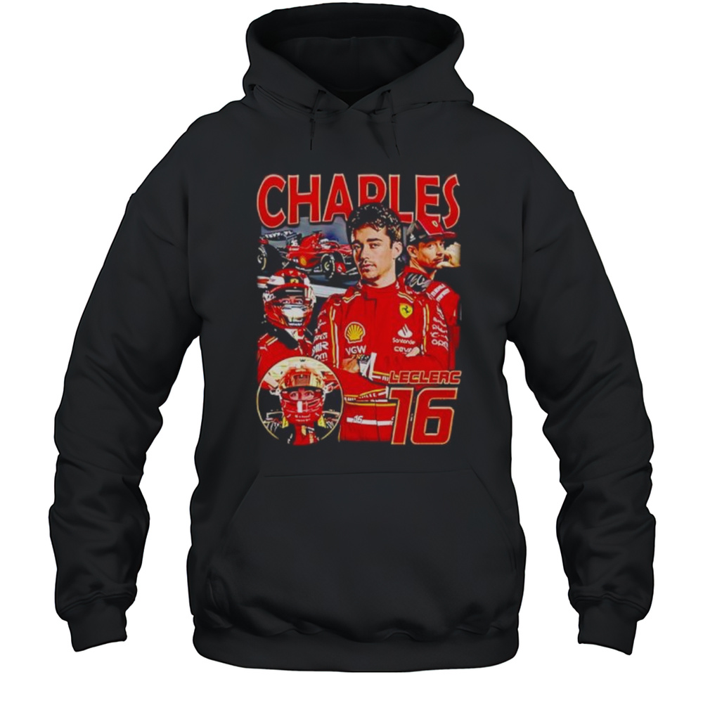 Charles Leclerc 16 F1 Graphic Shirt Unisex Hoodie