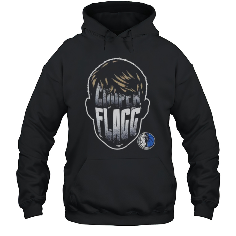 Cooper Flagg Dallas Mavericks Player Silhouette Shirt Unisex Hoodie