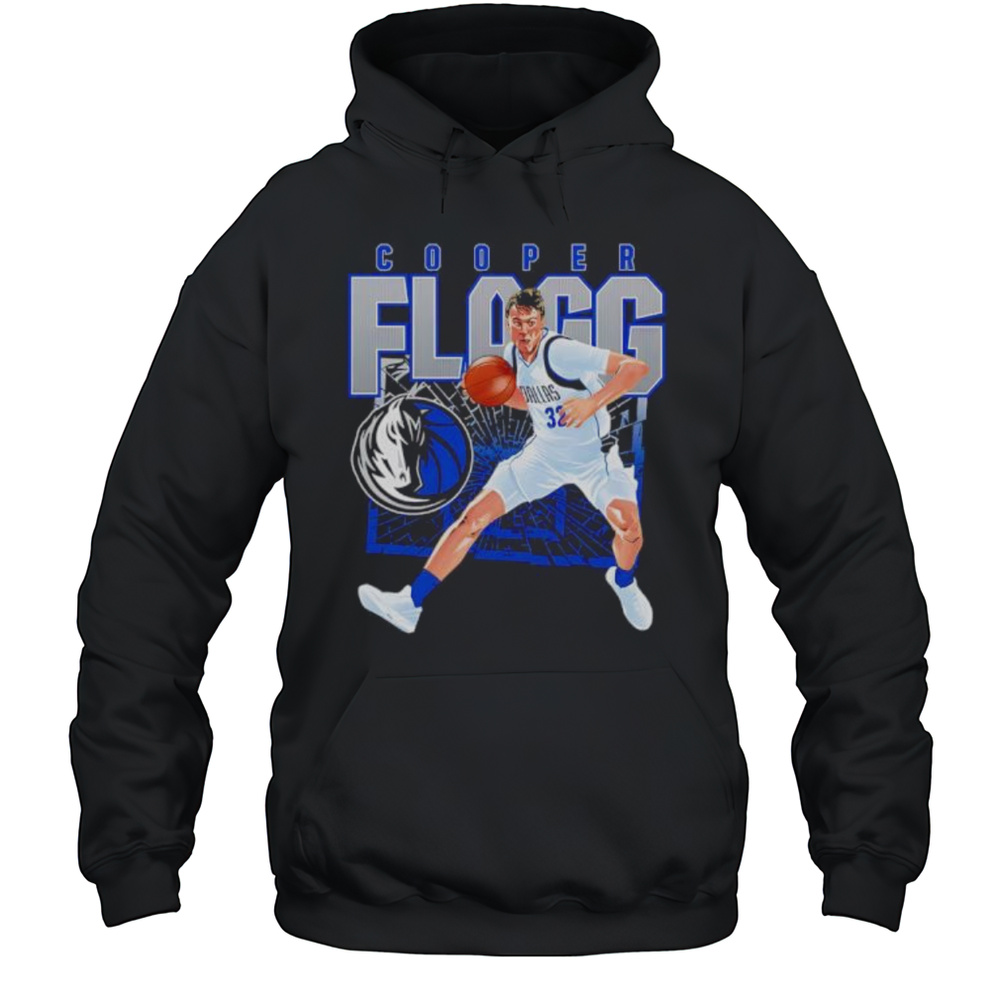 Cooper Flagg Dallas Mavericks Shattered Shirt Unisex Hoodie