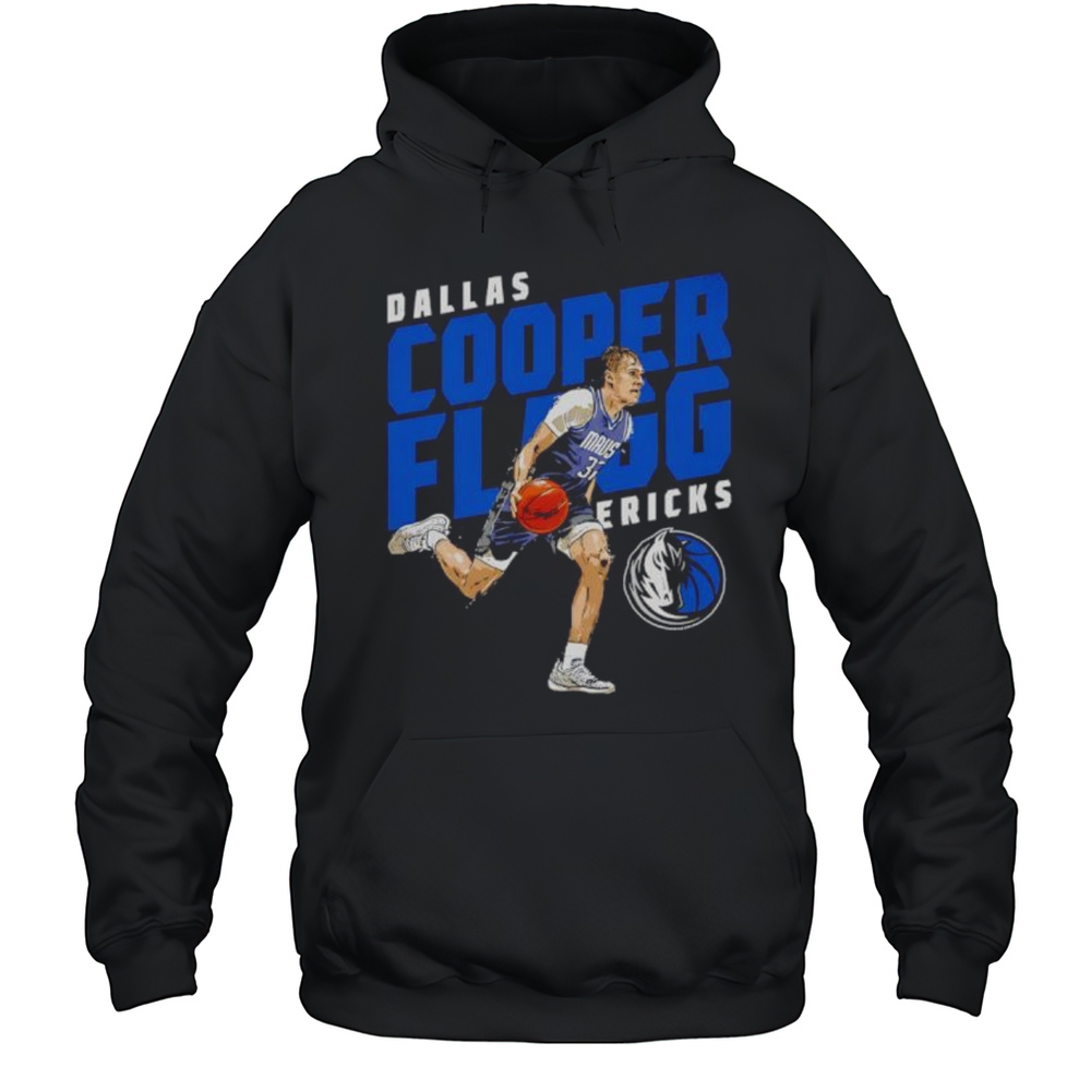 Cooper Flagg Dallas Mavericks Slant Shirt Unisex Hoodie