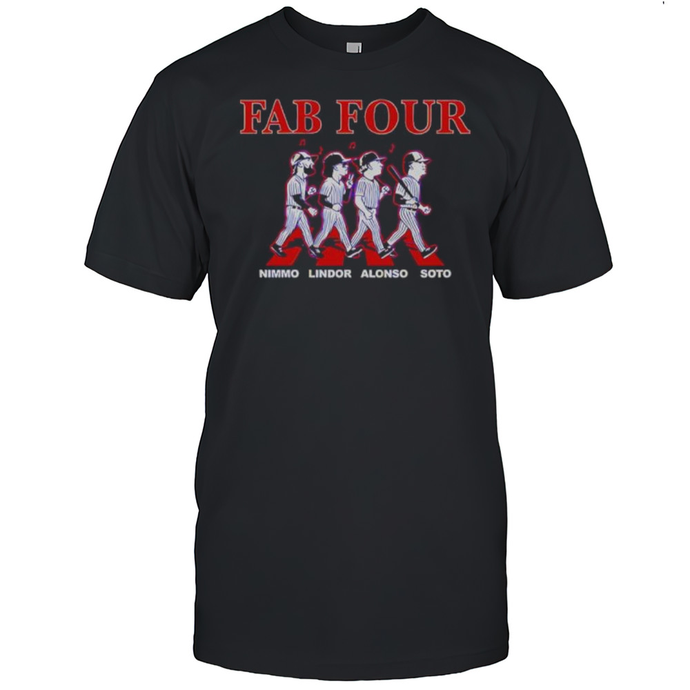 Fab Four Francisco Lindor Juan Soto Pete Alonso And Brandon Nimmo Shirt