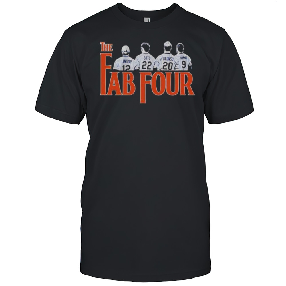 Francisco Lindor Juan Soto Pete Alonso And Brandon Nimmo Fab Four Shirt