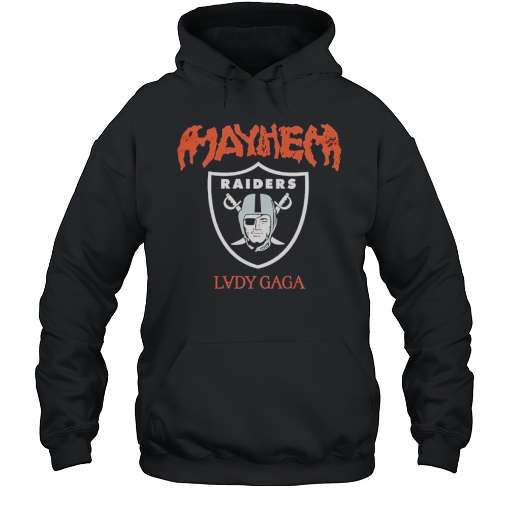 Lady Gaga Las Vegas Raiders The Mayhem Ball Tour 2025 Shirt Unisex Hoodie