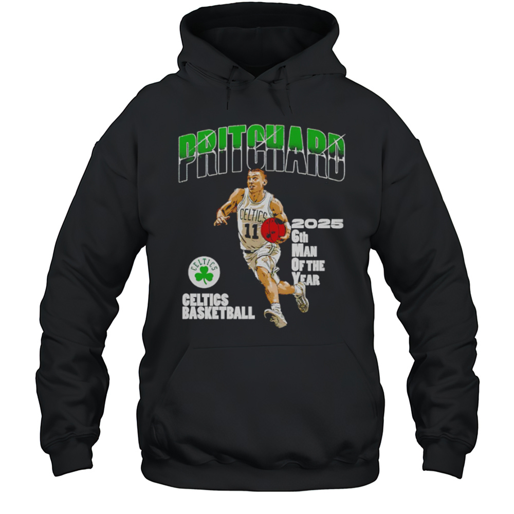 Payton Pritchard Boston Celtics 2025 6th Man Of The Year Shirt Unisex Hoodie
