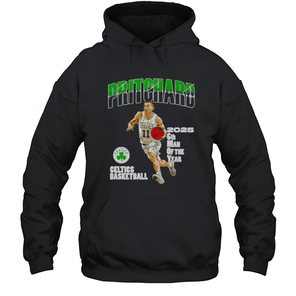 Payton Pritchard Boston Celtics 2025 6th Man Of The Year Shirt Unisex Hoodie