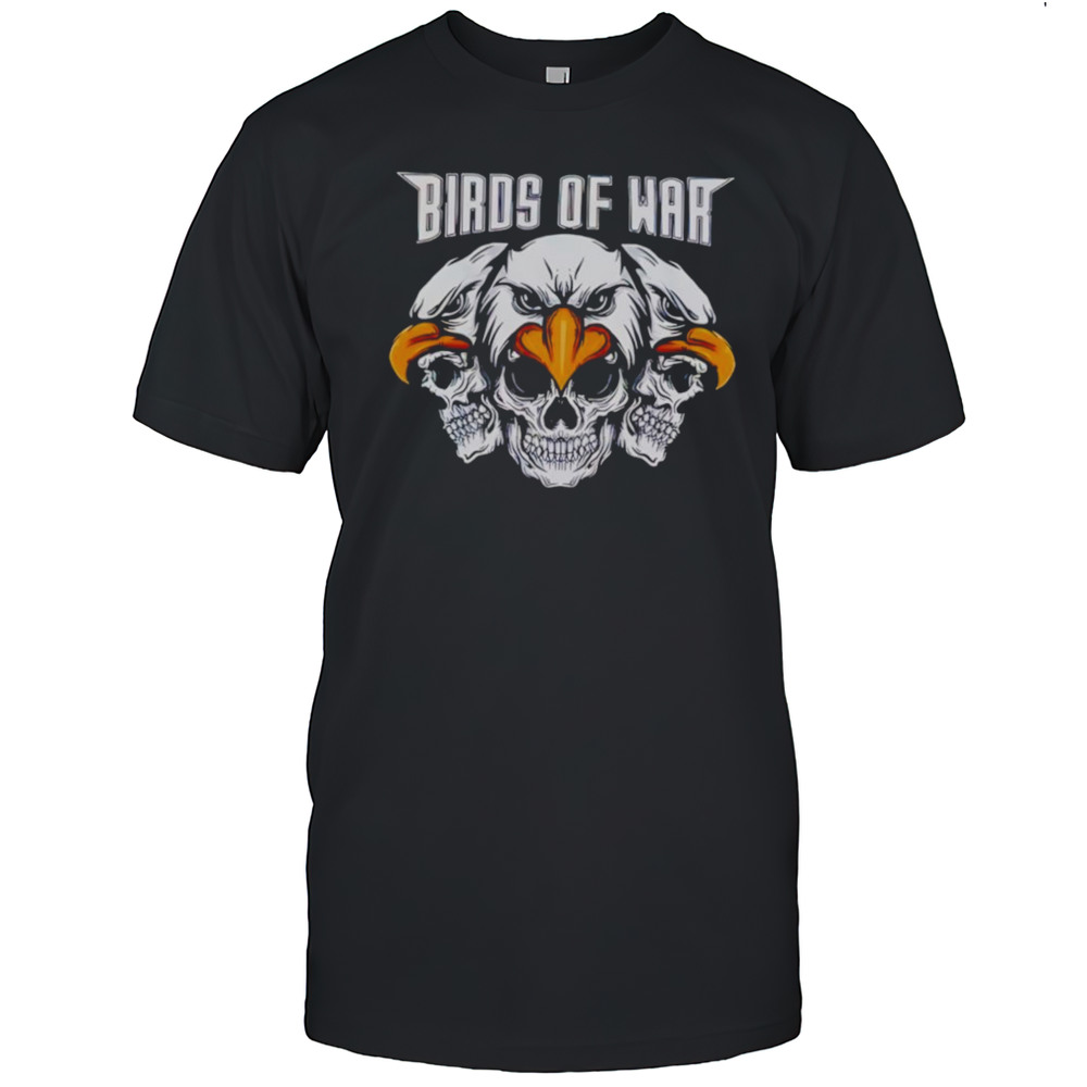 Philadelphia Eagles Birds Of War Skull Shirt